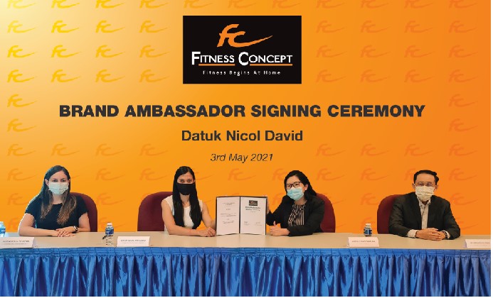 Datuk Nicol David as Fitness Concept Brand Ambassador 