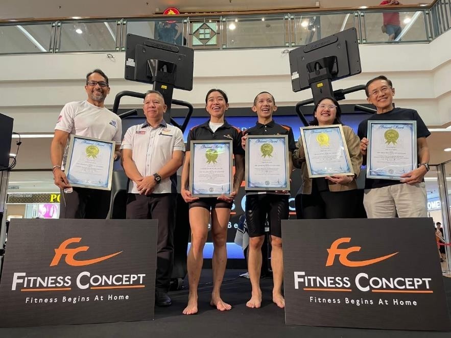 STEPR Malaysia Launch Activation: Soh Wai Ching Breaks New Records at Fitness Concept Roadshow