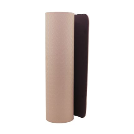 FC TPE YOGA MAT (GREY / DARK BURGUNDY)