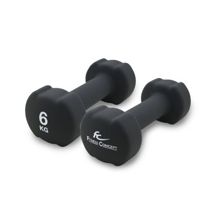 NEOPRENE DUMBBELL 6KG [PAIR]