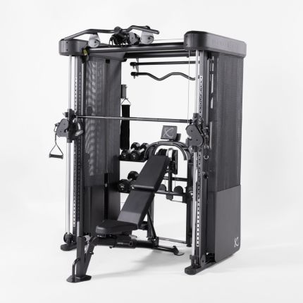 INSPIRE FT2 PRO SMITH FUNCTIONAL TRAINER WITH FID 7 BENCH LEG EXTENSION