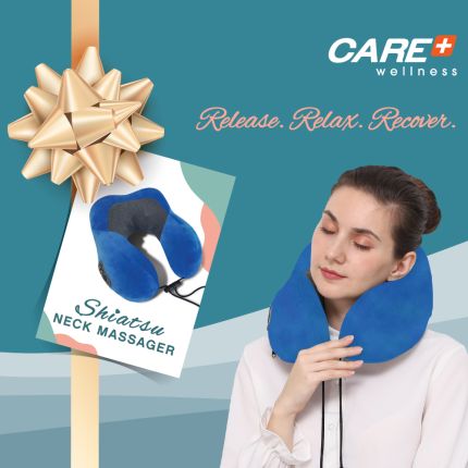 CARE+ SHIATSU NECK MASSAGER [BLUE]