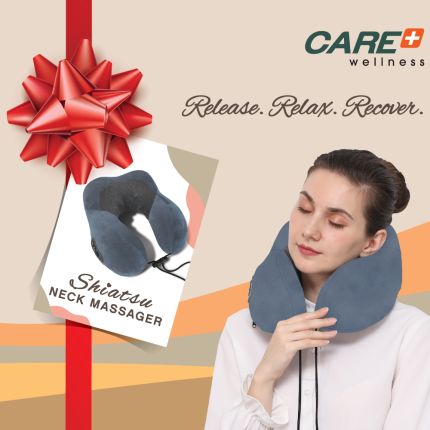 CARE+ SHIATSU NECK MASSAGER [GREY]