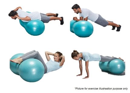 FC 45CM PEANUT GYMBALL-SILVER