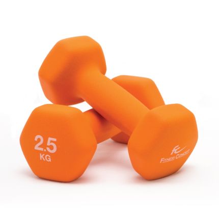 FC HEXAGON NEOPRENE DUMBBELL 2.5KG [PER PAIR]