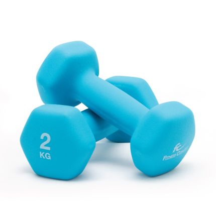 FC HEXAGON NEOPRENE DUMBBELL 2KG [PER PAIR]