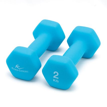 FC HEXAGON NEOPRENE DUMBBELL 2KG [PER PAIR]