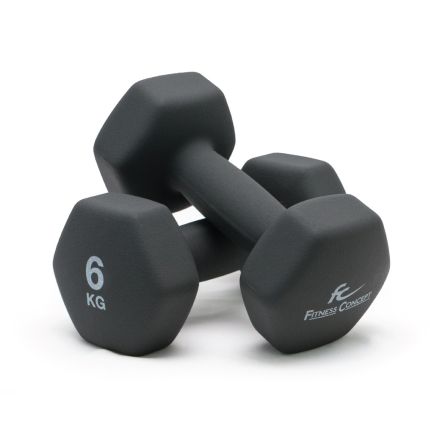 FC HEXAGON NEOPRENE DUMBBELL 6KG [PER PAIR]