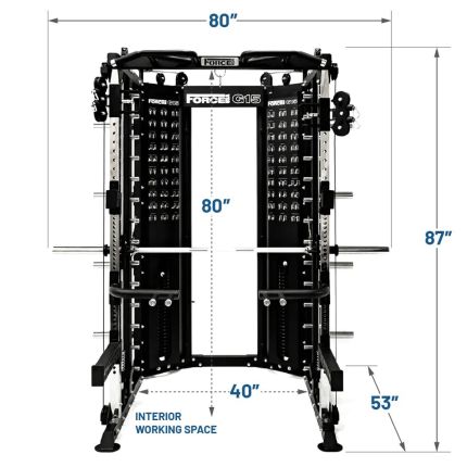 FORCE USA G15 ALL IN ONE TRAINER PROMO PACKAGE [GYM STATION + INTERLOCK RUBBER TILES] 