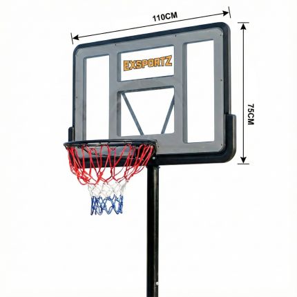 EXSPORTZ BASKETBALL HOOP ADJ. 1.50-3.05M