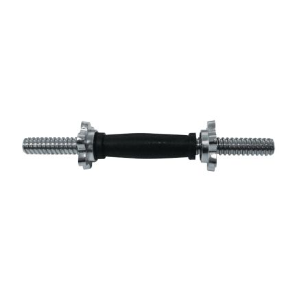 14&quot; RUBBERIZED CHROME BAR WITH STAR COLLAR