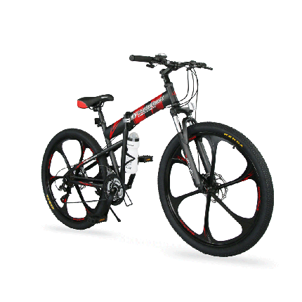 NORDICTRACK FOLDING BIKE 26&quot; MAG ALLOY WHEEL [CRIMSON RED]