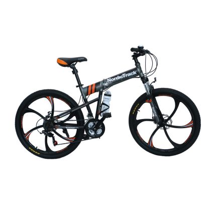 NORDICTRACK FOLDING BIKE 26&quot; MAG ALLOY WHEEL [GREY]