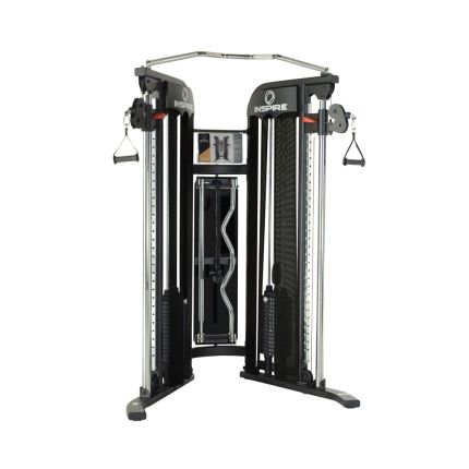 INSPIRE FT1 FUNCTIONAL TRAINER MATTE BLACK PROMO PACKAGE [GYM STATION + INTERLOCK RUBBER TILES] 