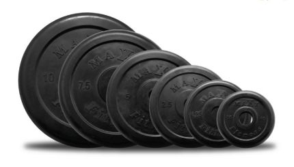 Black Rubberized Plate 0.5kg