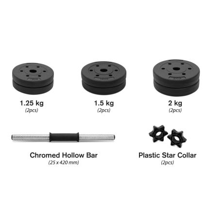 MAXX 10KG CEMENT DUMBBELL SET