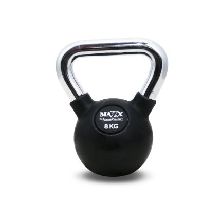 MAXX RUBBERIZED 8KG KETTLEBELL