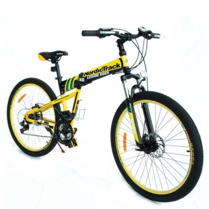Nordictrack Folding Bike 26&quot;-Yellow 