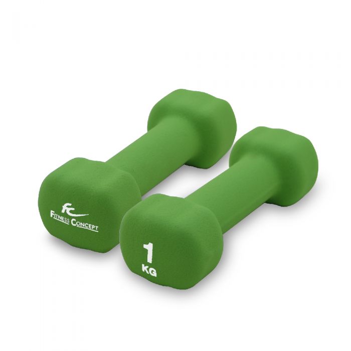 NEOPRENE DUMBBELL 1KG PAIR