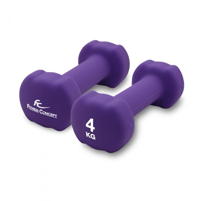 NEOPRENE DUMBBELL 4KG PAIR