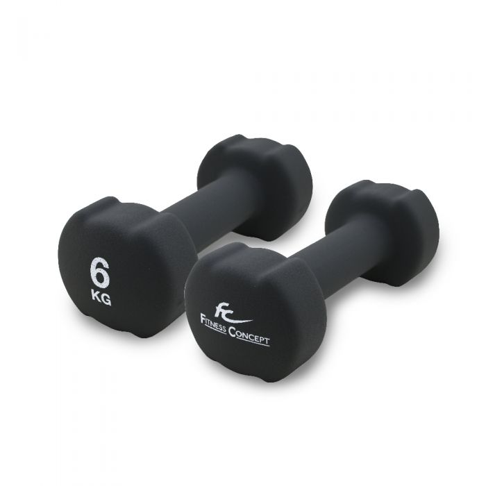 NEOPRENE DUMBBELL 6KG PAIR