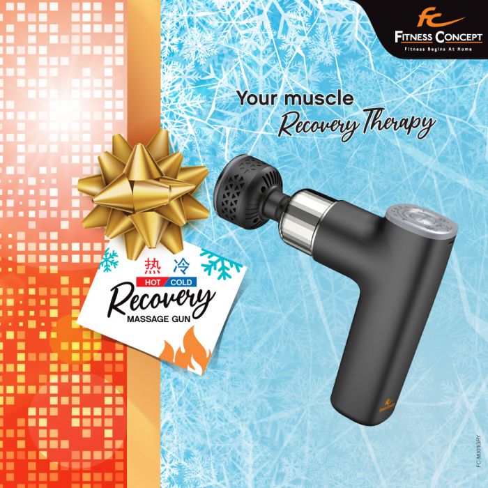 FC Hot Cold Recovery Massage Gun Innovative Muscle Treatment Fitness Concept