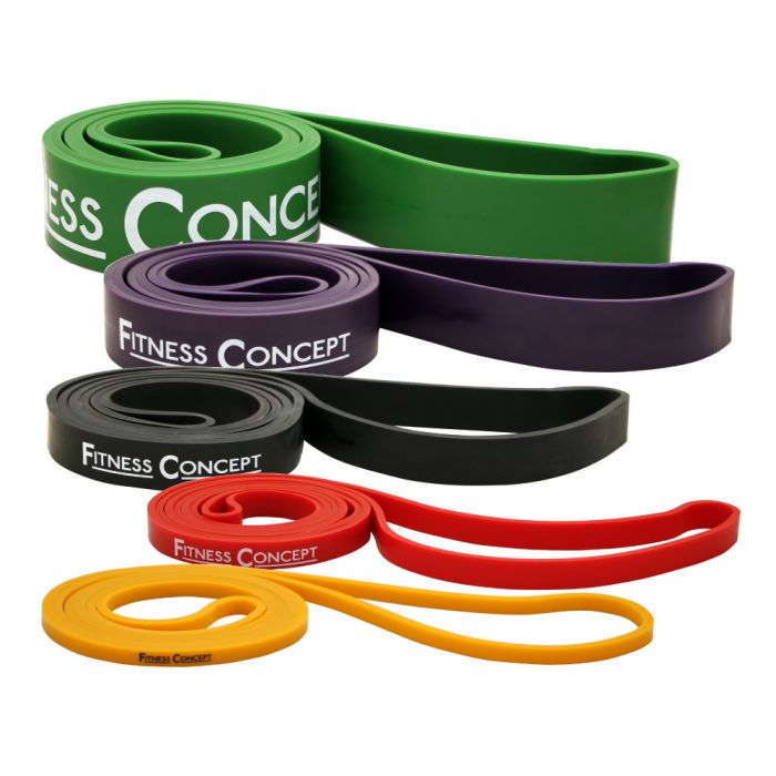 FC Resistance Band Medium Black Ideal for Strength Training Flexibility Fitness Concept Malaysia Fitness Concept