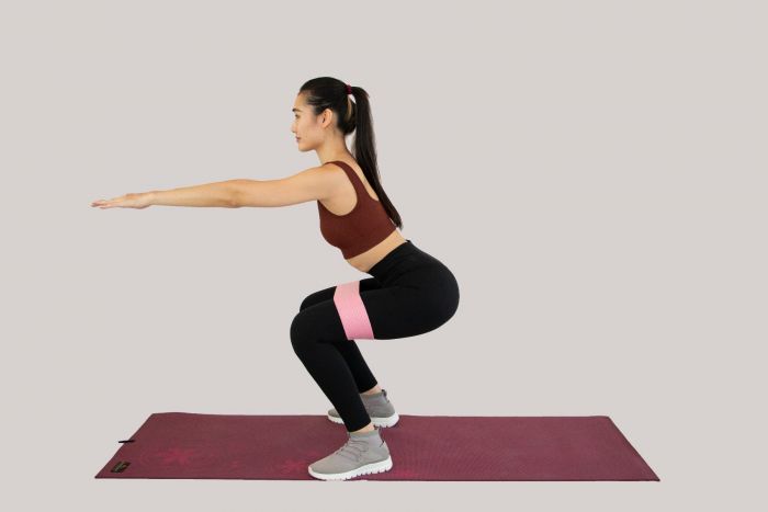 Hip Resistance Band Set with Carrying Bag Sculpt Strengthen Your Lower Body Anywhere Fitness Concept Malaysia Fitness Concept