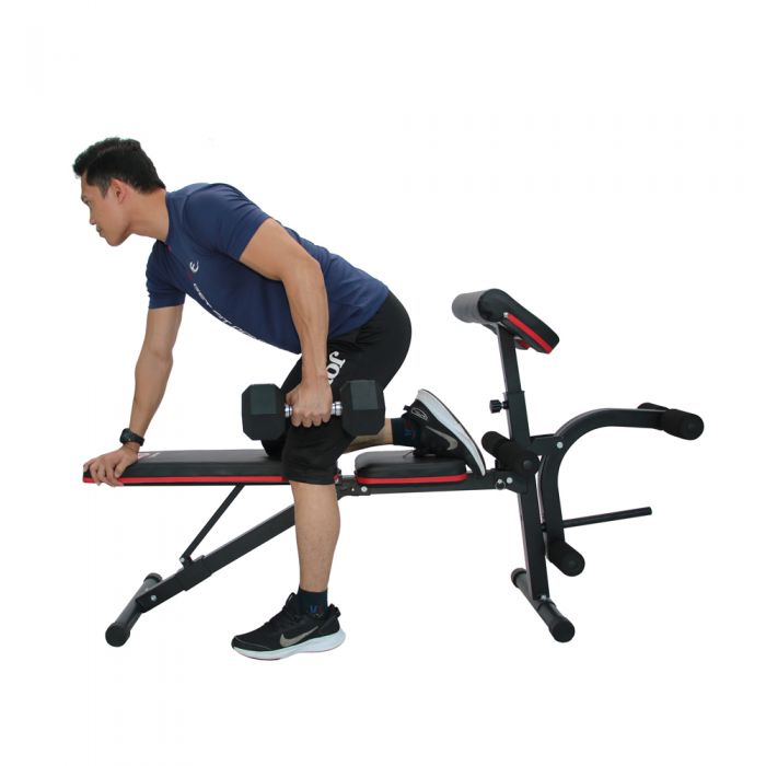 MAXX FITNESS FID BENCH W ARM PAD LEG DEVELOPER