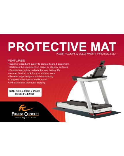 FC PROTECTIVE EQUIPMENT MAT [ 4MM x 98 x 215 CM ]
