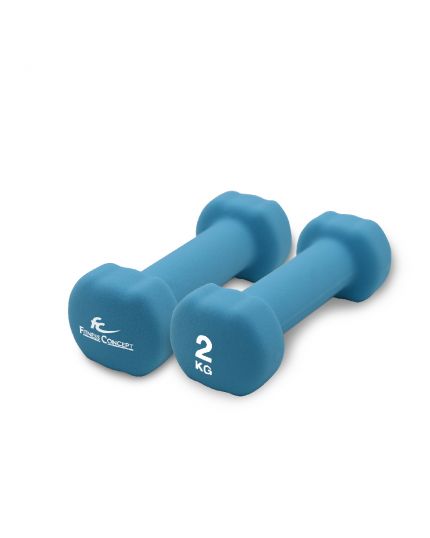 NEOPRENE DUMBBELL 2KG [PAIR]