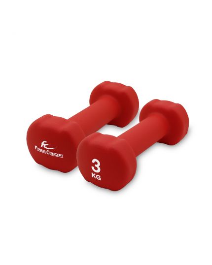 FC NEOPRENE DUMBBELL 3KG [PAIR]