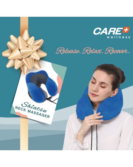 CARE+ SHIATSU NECK MASSAGER [BLUE]