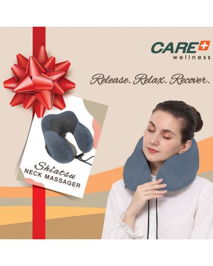 CARE+ SHIATSU NECK MASSAGER [GREY]