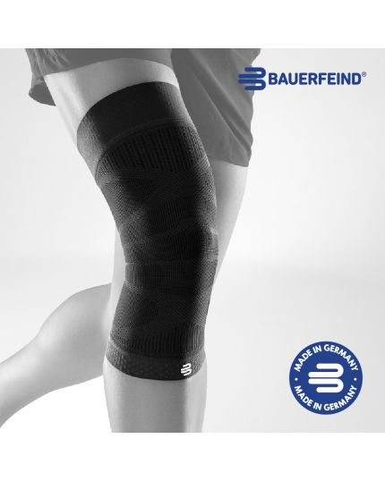 BAUERFEIND COMPRESSION KNEE SUPPORT BLACK S SIZE