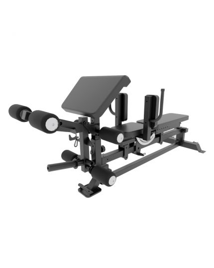 FORCE USA C10 ALL-IN-1 TRAINER WITH SLIDING BENCH PACKAGE [GYM STATION + BENCH + GUNNER BAR + INTERLOCK RUBBER TILES] - [READY STOCK]