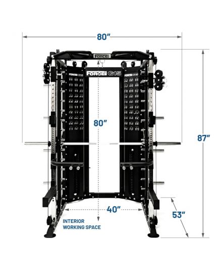 FORCE USA G15 ALL IN ONE TRAINER PROMO PACKAGE [GYM STATION + INTERLOCK RUBBER TILES] 