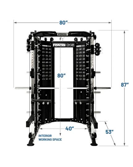 FORCE USA G15 ALL IN ONE TRAINER PROMO PACKAGE [GYM STATION + INTERLOCK RUBBER TILES] - [PRE ORDER]