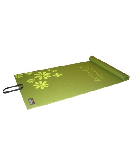 FC Yoga Mat 1/4&quot; (Green) Floral