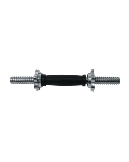 14&quot; RUBBERIZED CHROME BAR WITH STAR COLLAR