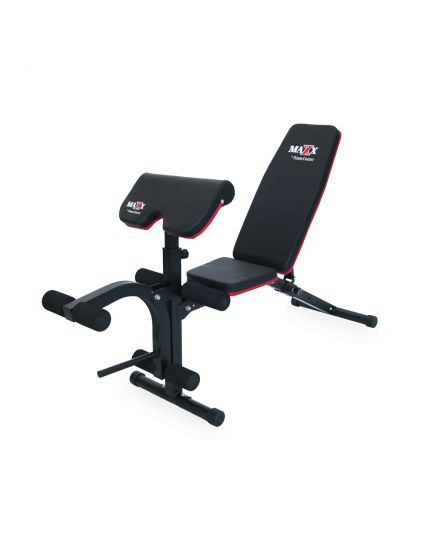 MAXX FITNESS FID BENCH W/ARM PAD &amp; LEG DEVELOPER