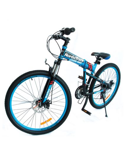 Nordictrack Folding Bike 26&quot;- Matte Blue 