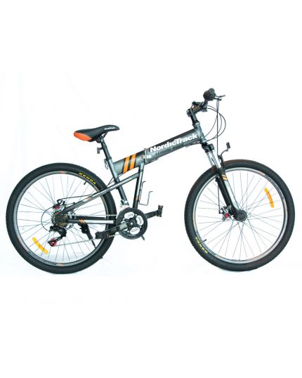 Nordictrack Folding Bike 26&quot;-Grey 