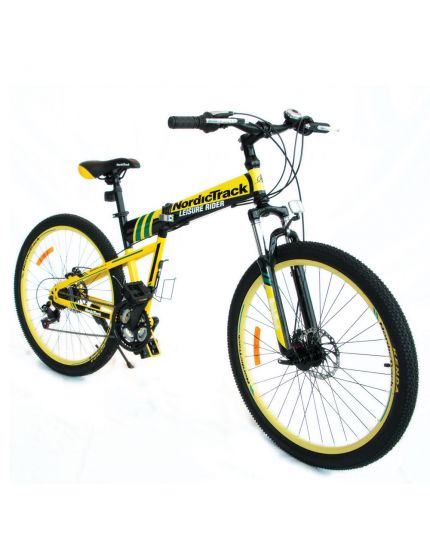 Nordictrack Folding Bike 26&quot;-Yellow 