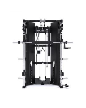 FORCE USA C10 ALL-IN-1 TRAINER WITH SLIDING BENCH PACKAGE [GYM STATION + BENCH + GUNNER BAR + INTERLOCK RUBBER TILES] - [PRE-ORDER]