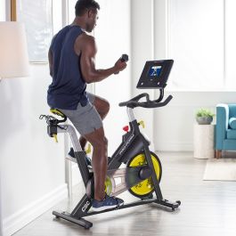 ProForm Spin Bike with Touch Screen Interactive Fitness at Your