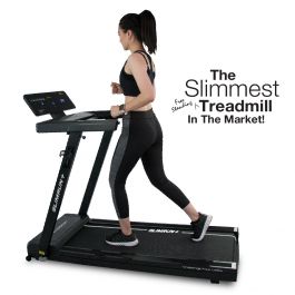 Slim running treadmill deals
