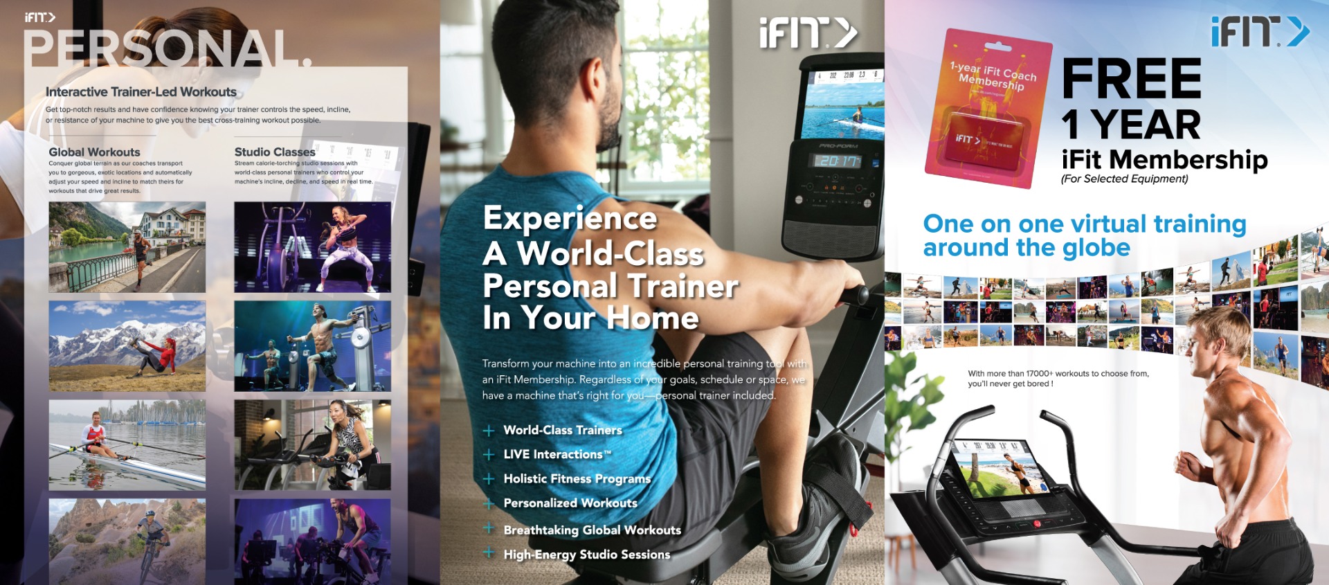 Get personal trainer in home.