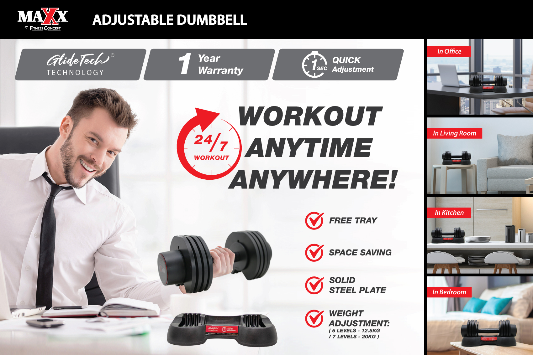 Achieve Your Fitness Goals with Convenient and Versatile Strength Training!