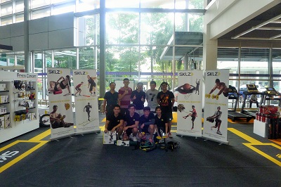 SKLZ Challenge Winners Celebrate.